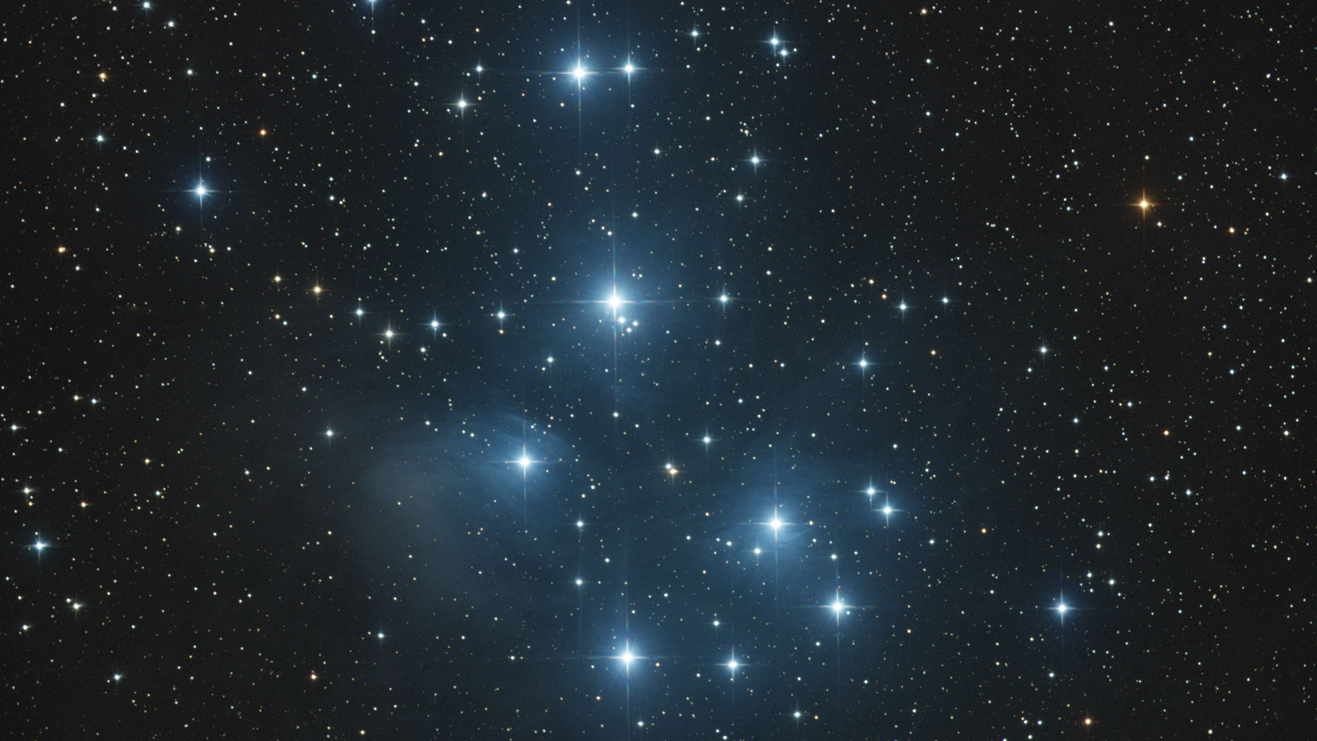 Click image to view full size version M 45 Pleiades