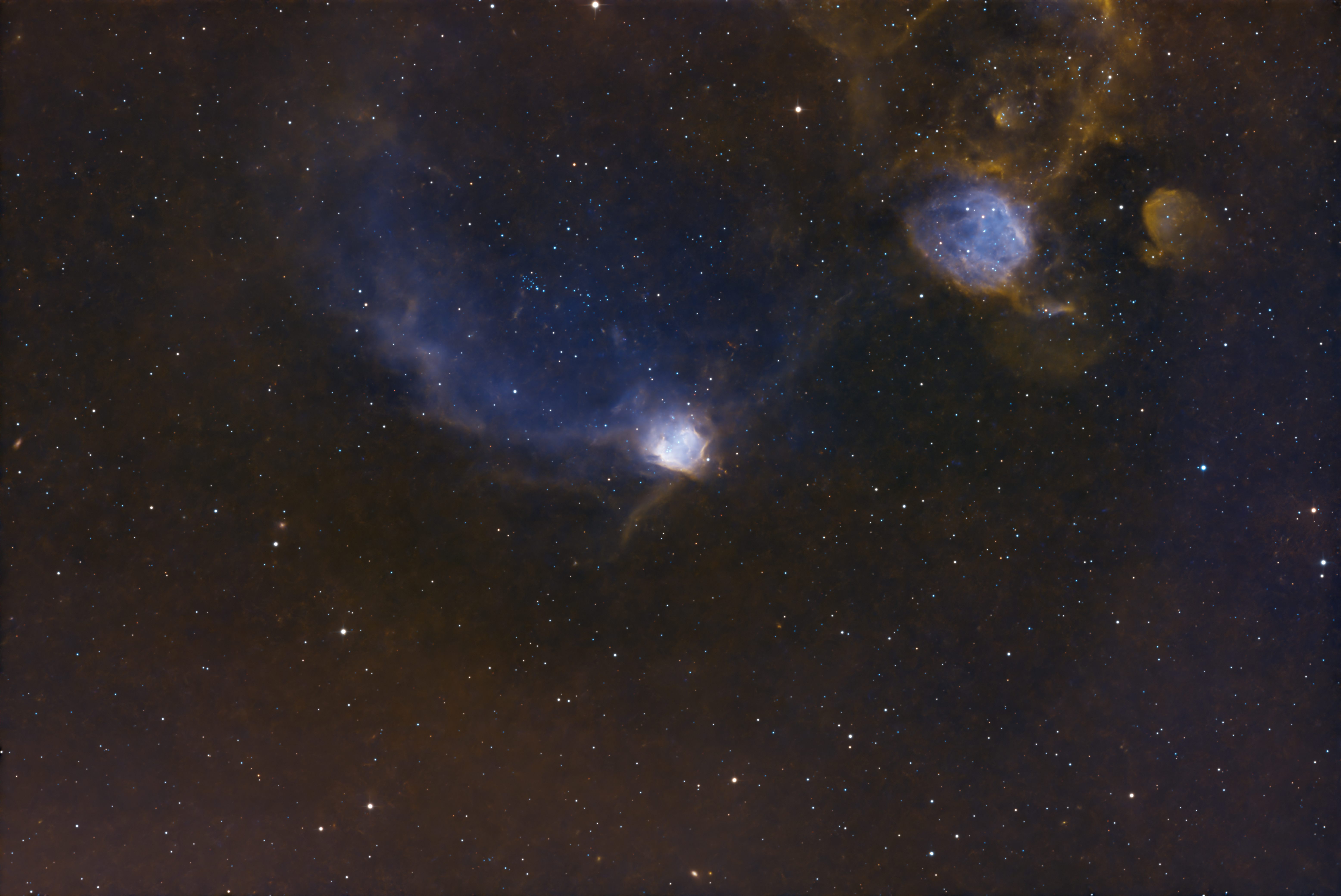 Click image to view full size version NGC 602 in the SMC