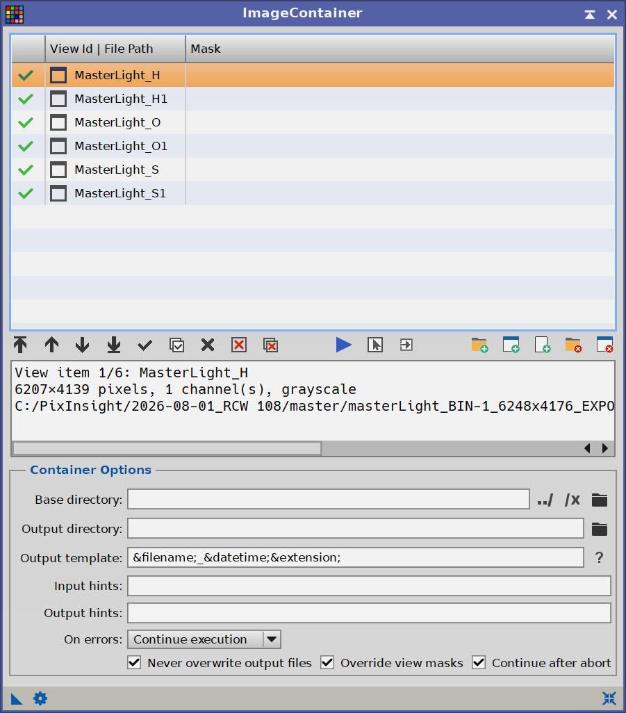 ImageContainer with six views